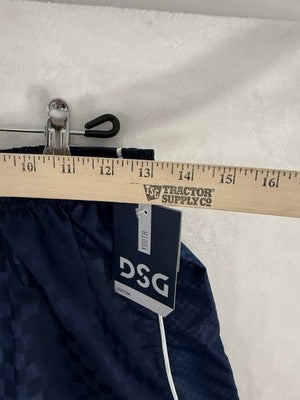 DSG Soccer Shorts Boys Large Navy Blue Woven Youth 14 16 NWT