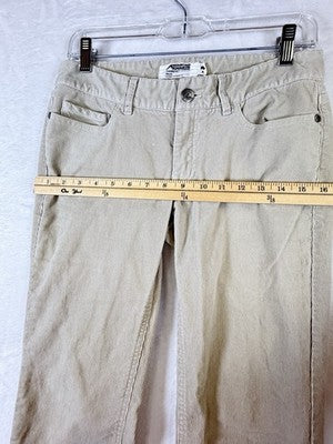 Mountain Khakis Slim Fit Corduroy Pants 2 Womens Ivory