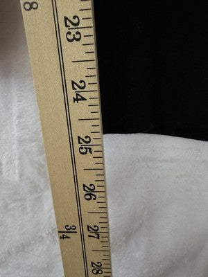 Susan Graver Smart Ponte Pants XL Petite Black Pull On Knit Slim Leg Womens