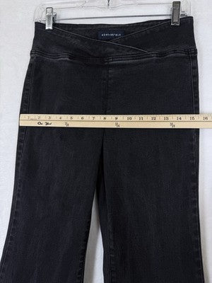 Aeropostale Pull On Flare Jeans Medium Womens Black Denim
