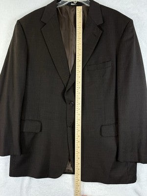 Jos A Bank Blazer 43r Wool Mens Brown Jacket Gordon Signature Collection