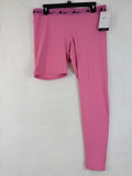 Aja Wilson Leggings XL Womens Asymmetric Mid Rise One Leg Basketball Pink New