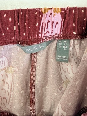Anybody Pants Shorts Medium Petite Lush Jersey Knit Lot Pajama Bottoms Womens MP