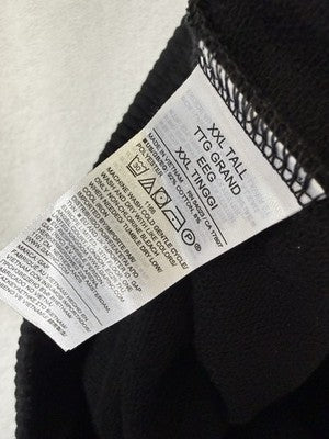Gap Wide Leg Sweatpants XXL Tall Womens Black French Terry Rolled Hem NWT New