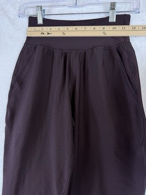 Old Navy Powersoft Leggings XS Petite Burgundy Womens XSP High Rise Joggers