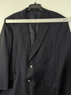 Jos A Bank Blazer 43r Wool Navy Blue Mens Jacket Signature Gold Buttons
