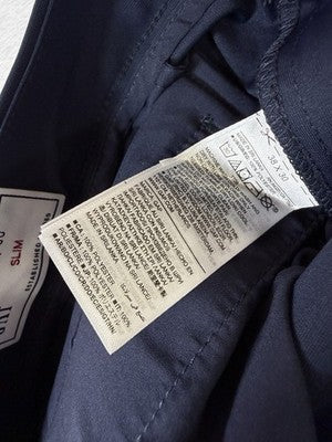 Gap Hybrid Slim Khakis Pants 38x30 Mens Navy Blue Tech Modern New NWT