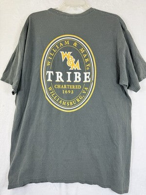 William And Mary Shirt Large Tribe Short Sleeve Mens Pigment Dyed New NWT