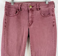American Eagle Crop Jeggings Size 6 Jeans Pink Womens Denim Cropped