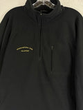 LL Bean Acadia National Park Volunteer 1/4 Zip Fleece Pullover XXL Mens Black