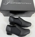 Theatricals Tap Shoes 11 Kids Boys Girls Black Slip On Dancing New