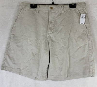 Gap 8" Modern Shorts 33 Mens Tan Beige Khaki Chino New NWT
