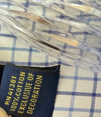 Polo Ralph Lauren Shirt Men Medium Slim Fit Button Down Blue Long Sleeve Cotton