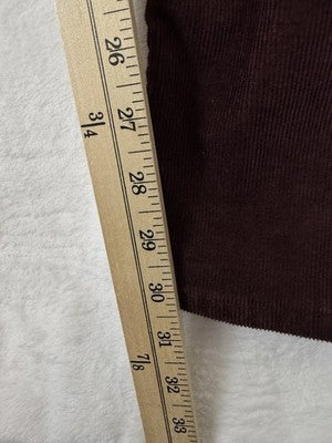 Gap Denim Corduroy Pants 29x30 Slim Fit Burgundy Mens
