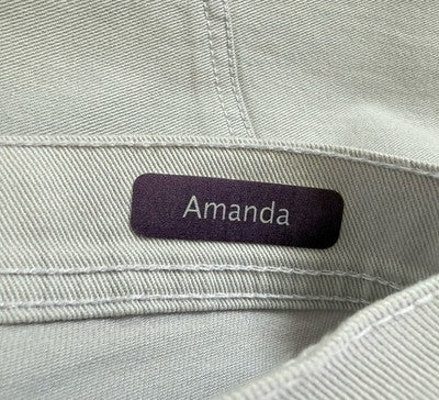 Gloria Vanderbilt Amanda Jeans 10 Long Womens Light Purple Denim