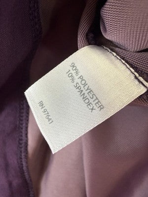 J Jill XL Top Sleeveless Purple Velour Velvet Womens New NWT