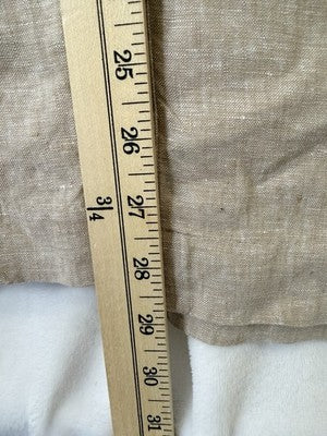 Talbots Southampton Pants 16 100% Linen Beige Straight Leg Womens