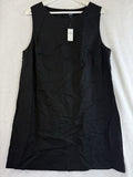 Gap Linen Blend Mini Shift Dress Large Women Sleeveless Lined Short New NWT