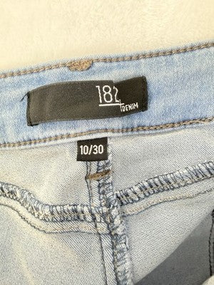 1822 Denim Jeans 10 30 Crop Stitch Fix Butter Skinny Light Blue Womens New NWT