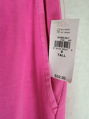 Gap Wide Leg Knit Pants Small Tall Pink Women Sweatpants New NWT