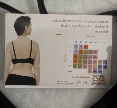 Joyspun Nursing Bra Small Black Maternity Womens Mesh Wireless NWT