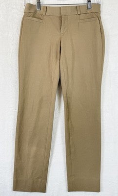 Banana Republic Sloan Pants 00 Petite Womens Beige