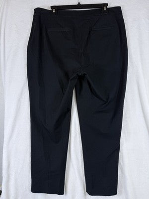 Talbots Chatham Ankle Pants 16 Petite Curvy Women 16P Black