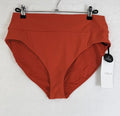 Calia Swim Bottom Large Red High Rise Wide Band Womens Tankini Swimwear New NWT