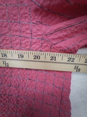 Habitat Clothes To Live In Top Medium Pink Button Back Artsy Lagenlook Womens