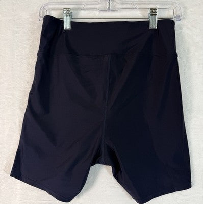 J Crew Bike Shorts Womens Medium Navy Blue High Rise Workout
