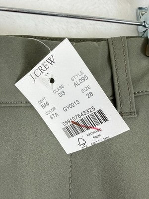 J Crew Tech Shorts Mens 28 Green 7” Inseam New NWT