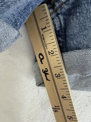 HM Jean Shorts 0 Women High Rise Roll Cuff Blue  Denim
