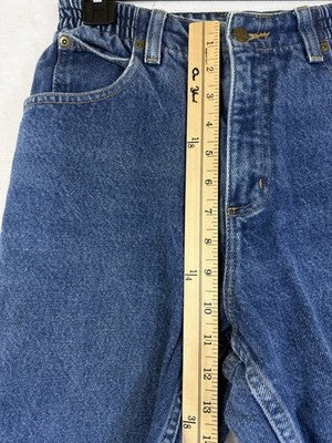 LL Bean Original Fit Relaxed Jeans 6 Petite Womens Blue Denim
