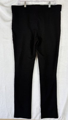 NYDJ Leggings 14W Black Ponte Knit Lift Tuck Technology Womens