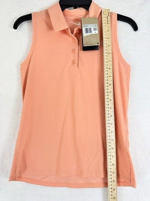 Nike Womens Victory Golf Polo Shirt XS Dri Fit Top Pink Sleeveless New