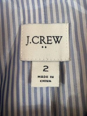 J Crew Schoolboy Blazer 2 Wool Womens Camel Beige Jacket Gold Buttons