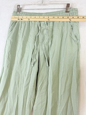Gap Easy Pants Medium Womens Safe Green Lightweight Cotton Pull On