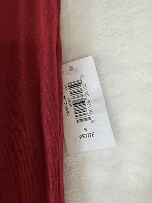 Gap Body Pajama Pants Small Petite Modal Red Knit Womens PJ New NWT