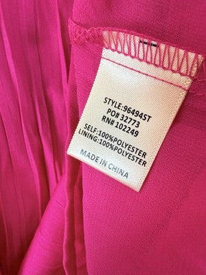 Stitch Fix Medium Dress New Skies Are Blue Pink Tiered Halter Short Sleeveless