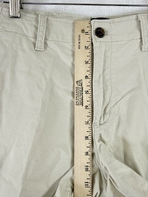 Gap Mid Rise Shorts Womens 10 Tan Khaki Chino 5” Cotton Stretch