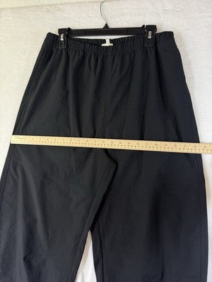 Offline By Aerie Nice Moves Barrel Pants Black Medium Short Womens Pull On