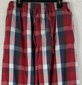 Polo Ralph Lauren Pajama Pants Men Small 100% Cotton Lightweight Red Blue Plaid