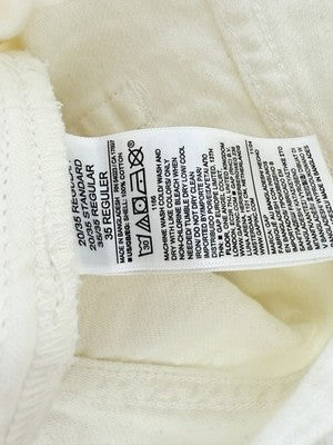Gap Super Baggy Jeans 35 20 Women Off White Ivory Wide Leg High Rise New NWT