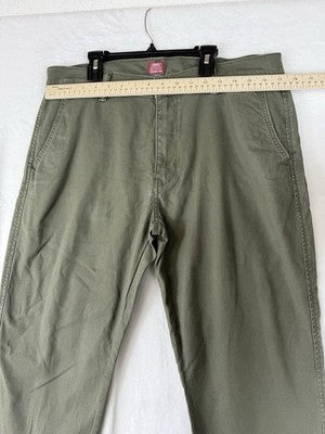 Levis XX Chino Standard Taper Pants 34x30 Green