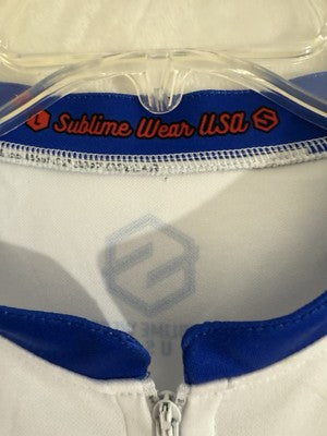 World Axe Throwing League Jersey Large Men’s WATL Zelaya Canada Bad Axe White