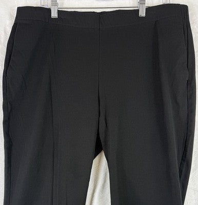 J Jill Premium Bi Stretch Pants Black 18 Womens