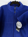 LL Bean Fleece Jacket XXL Tall Mens Blue Polar Fleece Full Zip Vintage New NWT