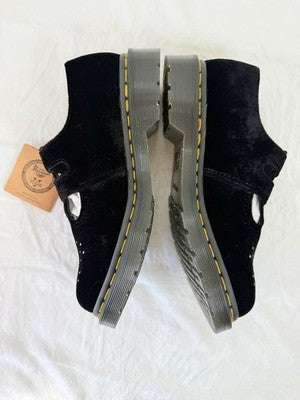 Doc Martens Size 8 Womens Shoes Velvet Vegan Studs 8065 Mary Jane Dr. NEW Rare