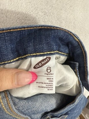 Old Navy Diva Jeans 6 Womens Blue Denim