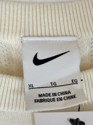 Nike Tour Womens Golf Sweater XL Ivory Top Long Sleeve New NWT